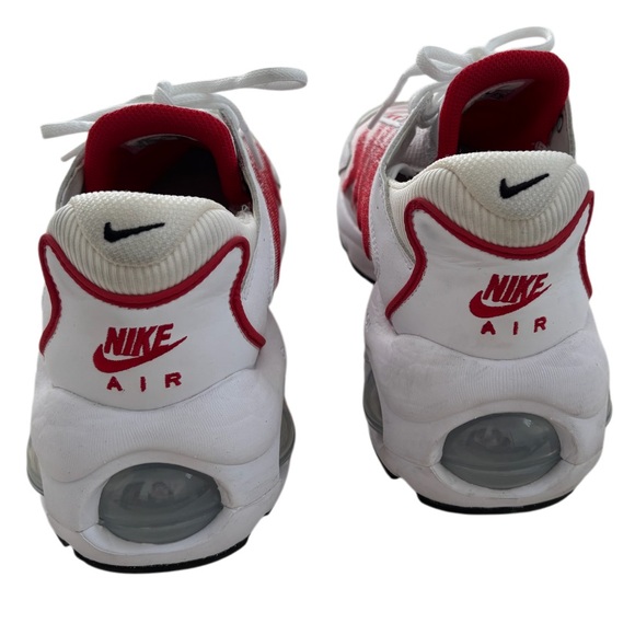 Nike TW AirMax Athletic Shoes Sports Gym White Red Swoosh Dopamine Mens Size 11 - Picture 8 of 16